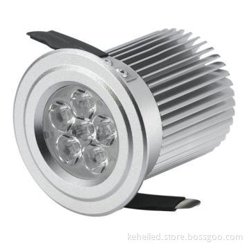 Cree chips LED downlight , 6W, 645lm  external driver  high lumen
